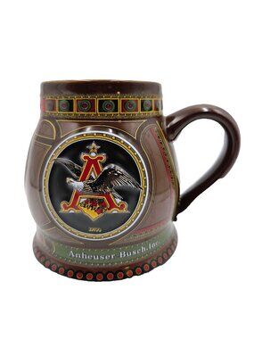 Vintage 1995 Anheuser-Busch Beer Stein A & Eagle Beer Mug Cup Read